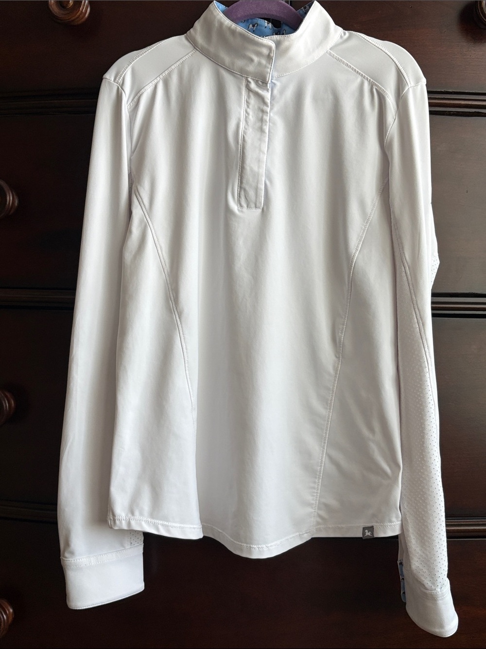 R.J. Classics Girls White Long-Sleeve Show Shirt